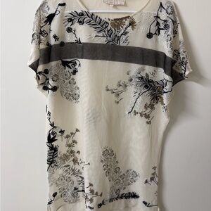 Chic Kavita Bhartia Sheer Embroidered Dress